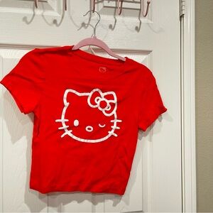 Hello Kitty Red Crop Top